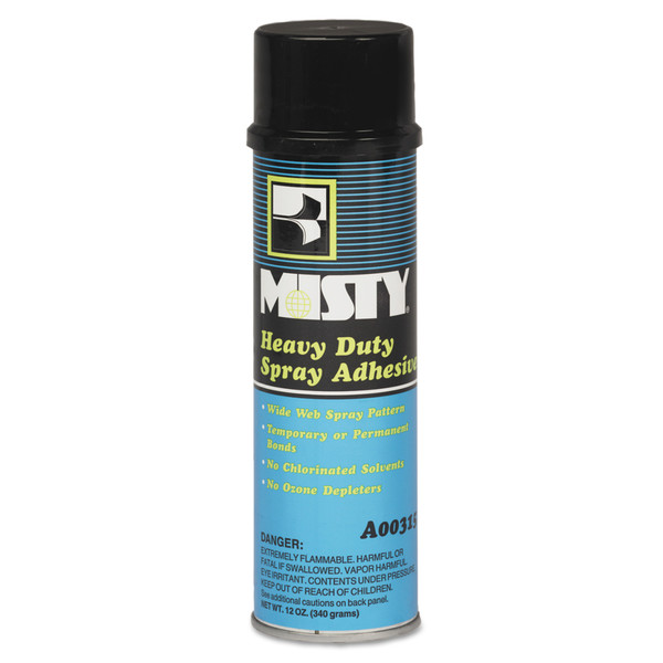Misty Heavy-Duty Adhesive Spray, 12 oz, Dries Clear AMR1002035EA